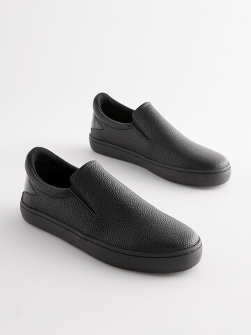 Next Slip on boty – černá