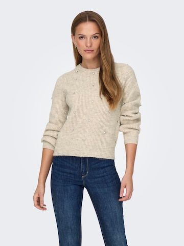 ONLY Pullover 'WHITNEY' in Beige: predná strana