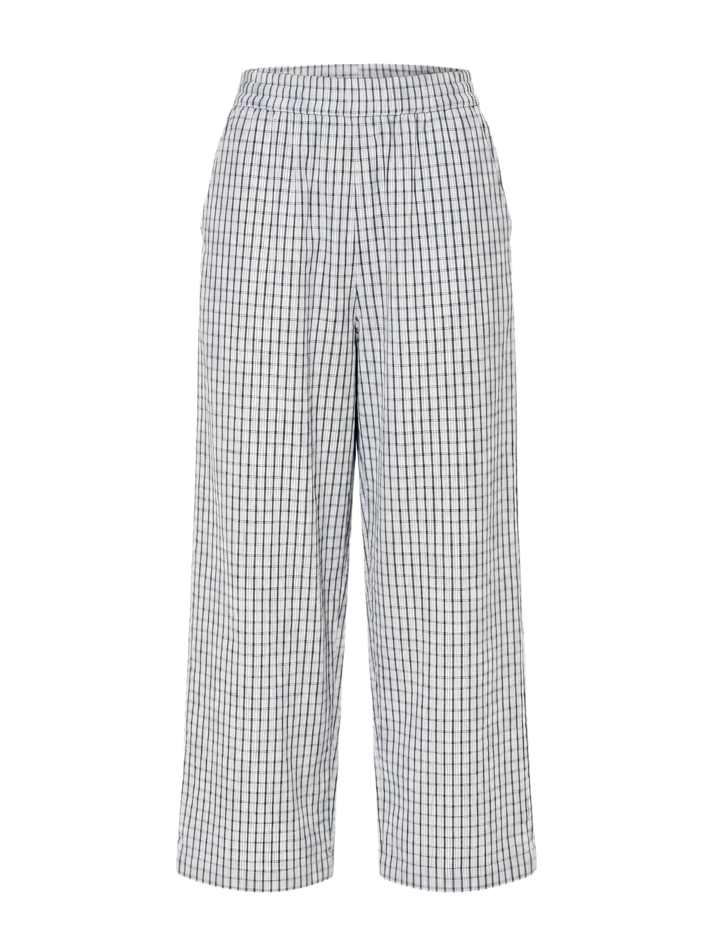 Crās Regular Trousers ' Flowercras ' in White: front
