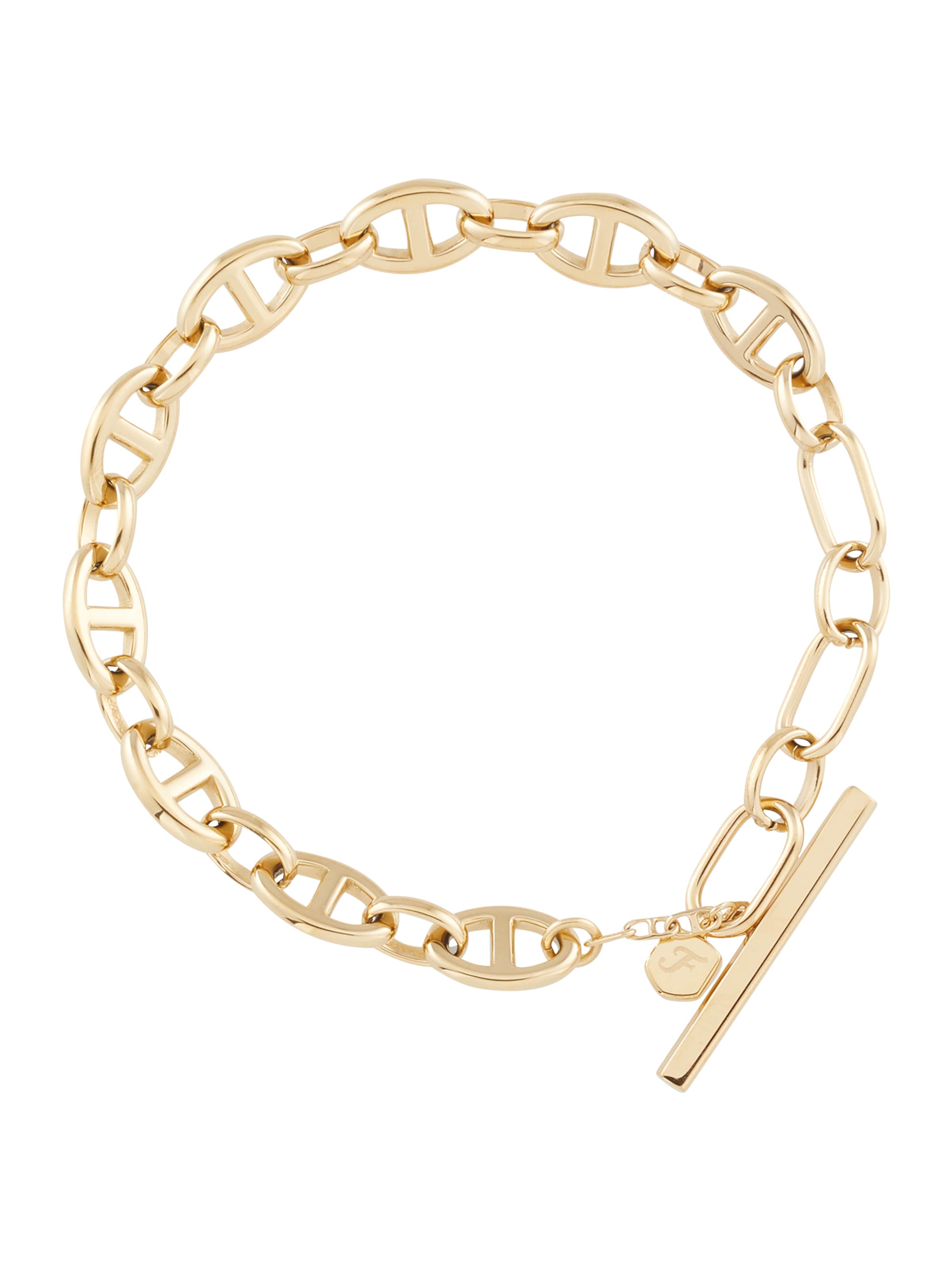 FOSSIL Гривна 'Heritage' в злато