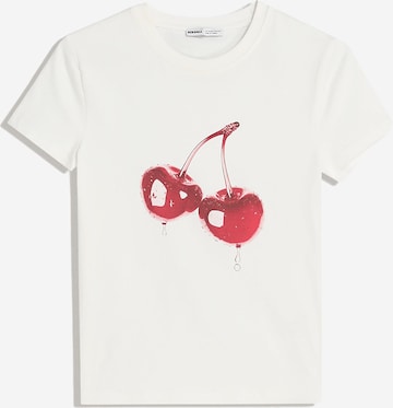 Bershka Shirt in White: front