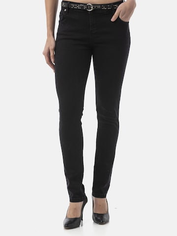 Coupe slim Jean 'WD542' CIPO & BAXX en noir : devant