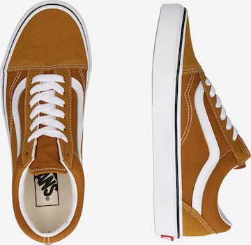 VANS حذاء رياضي بلا رقبة بلون بني