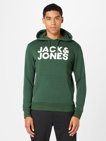 JACK & JONES Sweatshirt in Green: front