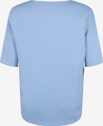 Zizzi Shirt 'Mcharline' in Blauw