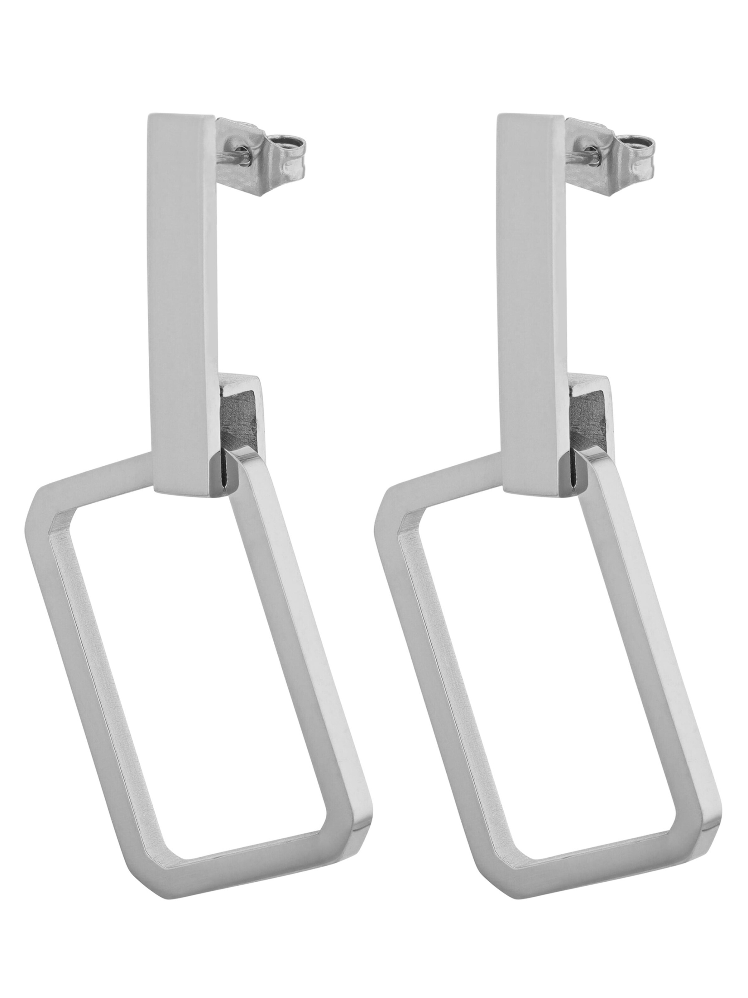 Akzent Earrings 'wasserfest' in Silver