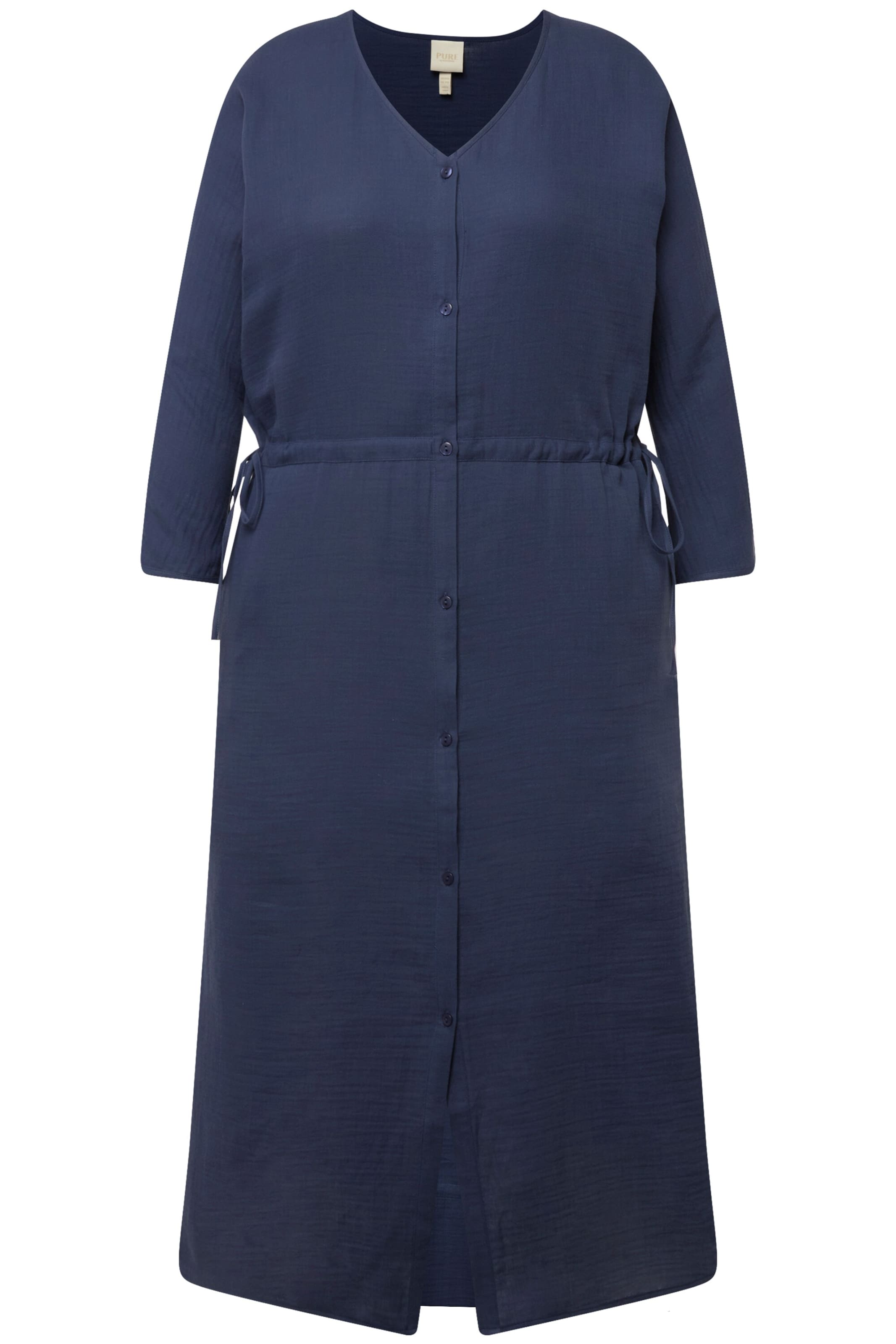 Ulla Popken Kleid in Blau: Vorderseite