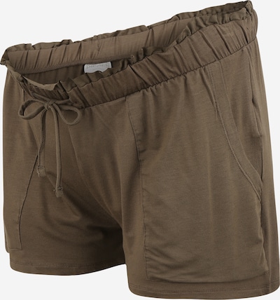Pieces Maternity Shorts 'NEORA' in braun, Produktansicht
