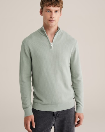 WE Fashion Trui in Grijs: voorkant