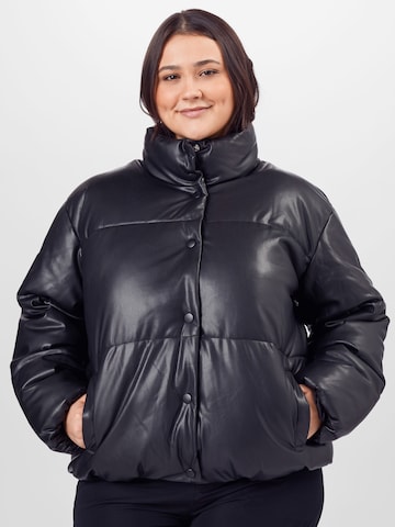 Vero Moda Curve Prechodná bunda 'Emily' - Čierna: predná strana