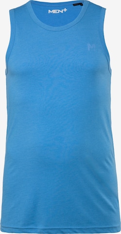 Men Plus Tank Top in Blau: Vorderseite