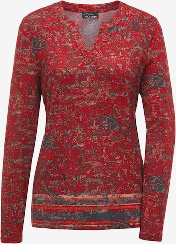 Goldner Shirt in Rood: voorkant