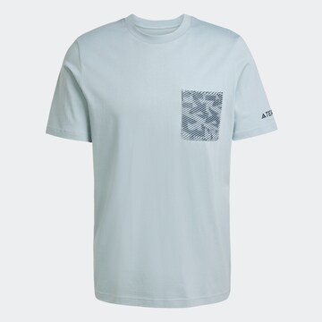 ADIDAS TERREX Funktionsshirt in Blau: Vorderseite