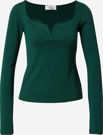 Katy Perry exclusive for ABOUT YOU - Camisa 'Charleen' em verde: frente