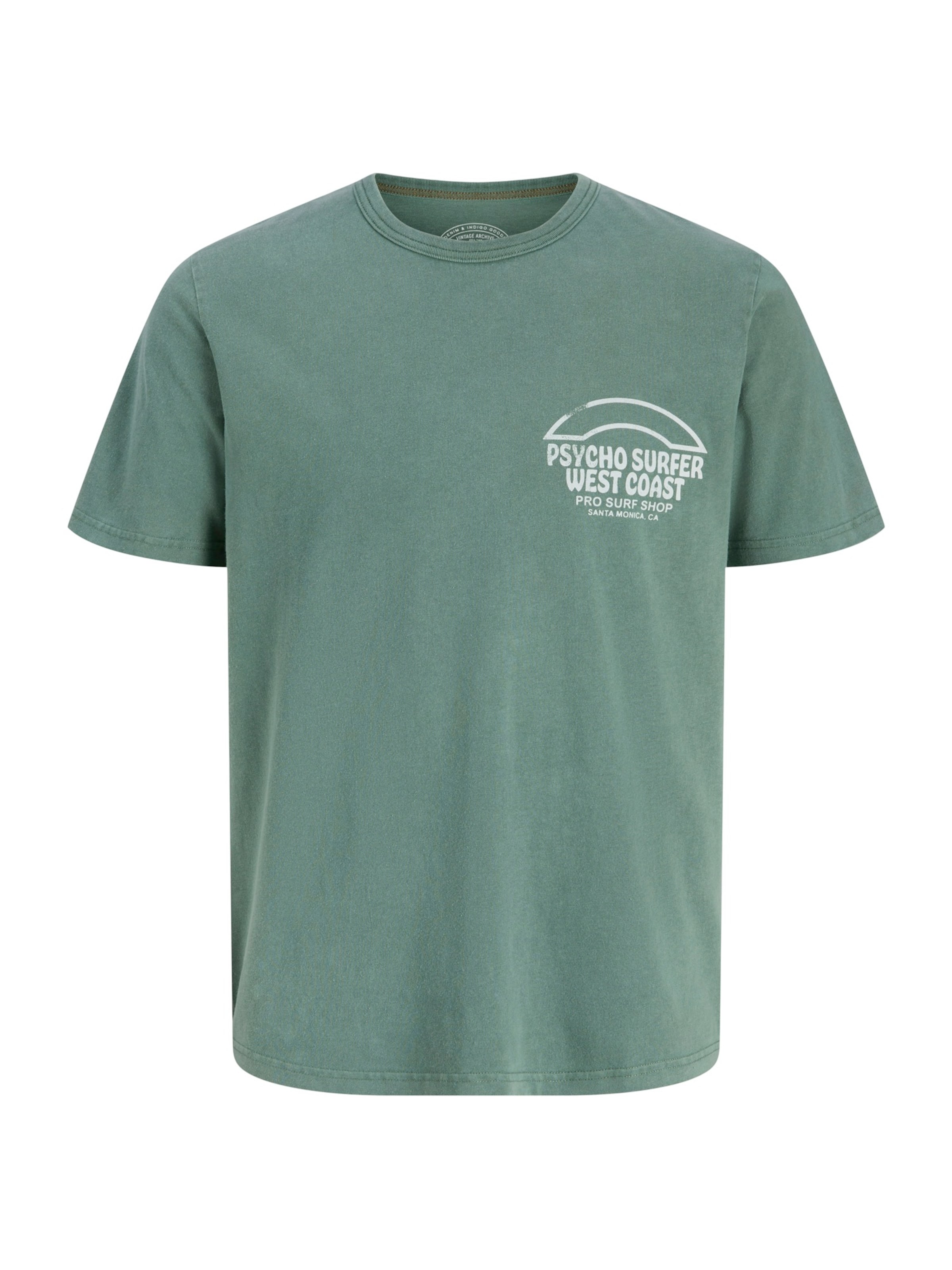 Jack & Jones Premium Majica 'JPRBLUMAXWELL' | zelena barva: sprednja stran