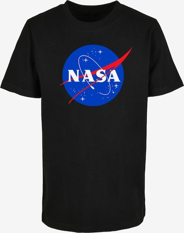 ABSOLUTE CULT Shirt 'Nasa - Insignia' in Zwart: voorkant