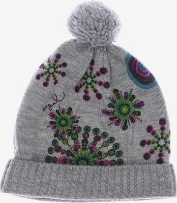 Desigual Hat & Cap in One size in Grey: front