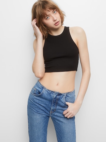 Pull&Bear Top in Schwarz