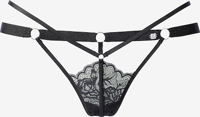 JETTE String en noir, Vue avec produit