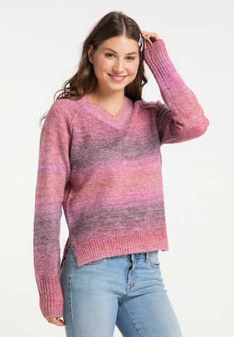 Pull-over MYMO en rose : devant