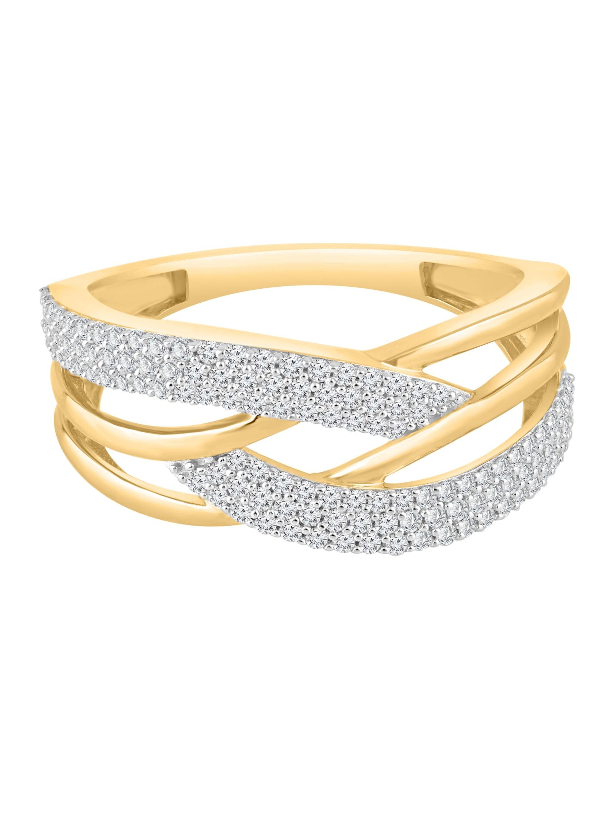Diamant Exquis Ring in Gold: front