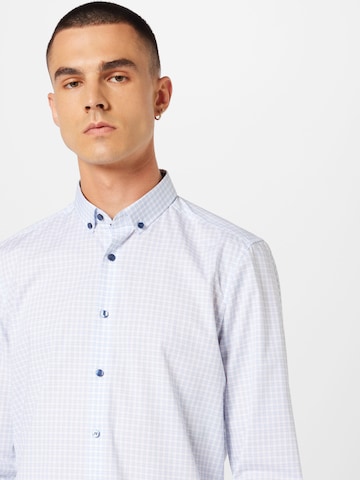 OLYMP Regular fit Skjorta 'Level 5' i blå