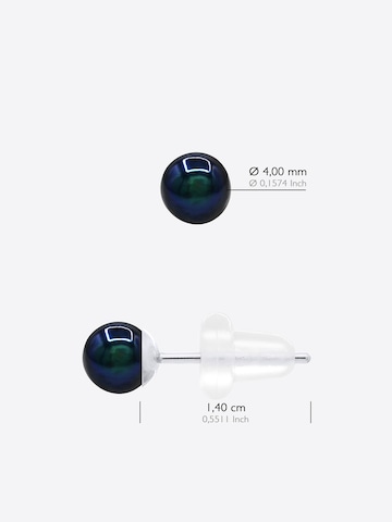 Boucles d'oreilles 'MARIGNAN' Ateliers Saint Germain en blanc