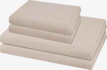 ROSS Towel 'Pique' in Beige: front