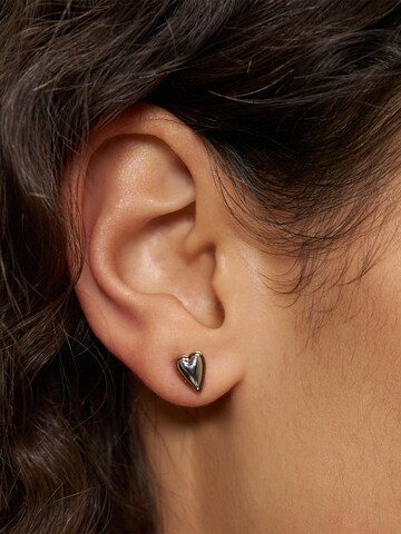 Liebeskind Berlin Earrings 'Heart' in Silver