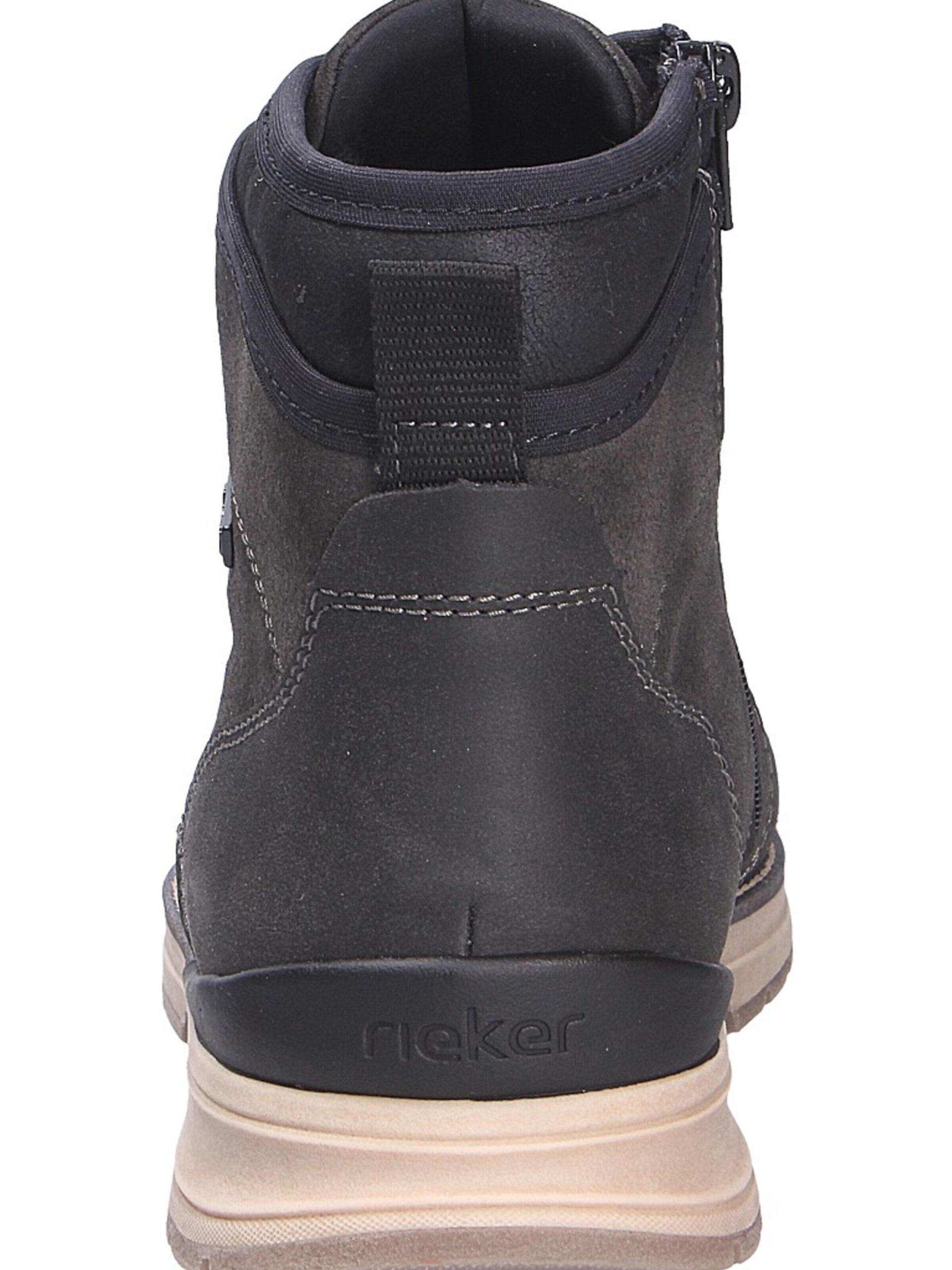 Rieker Lace-Up Boots in Grey