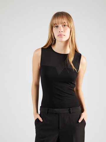 ABOUT YOU - Body camiseta 'Jill' en negro: frente