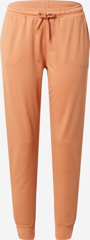 Effilé Pantalon Lyle & Scott en orange : devant