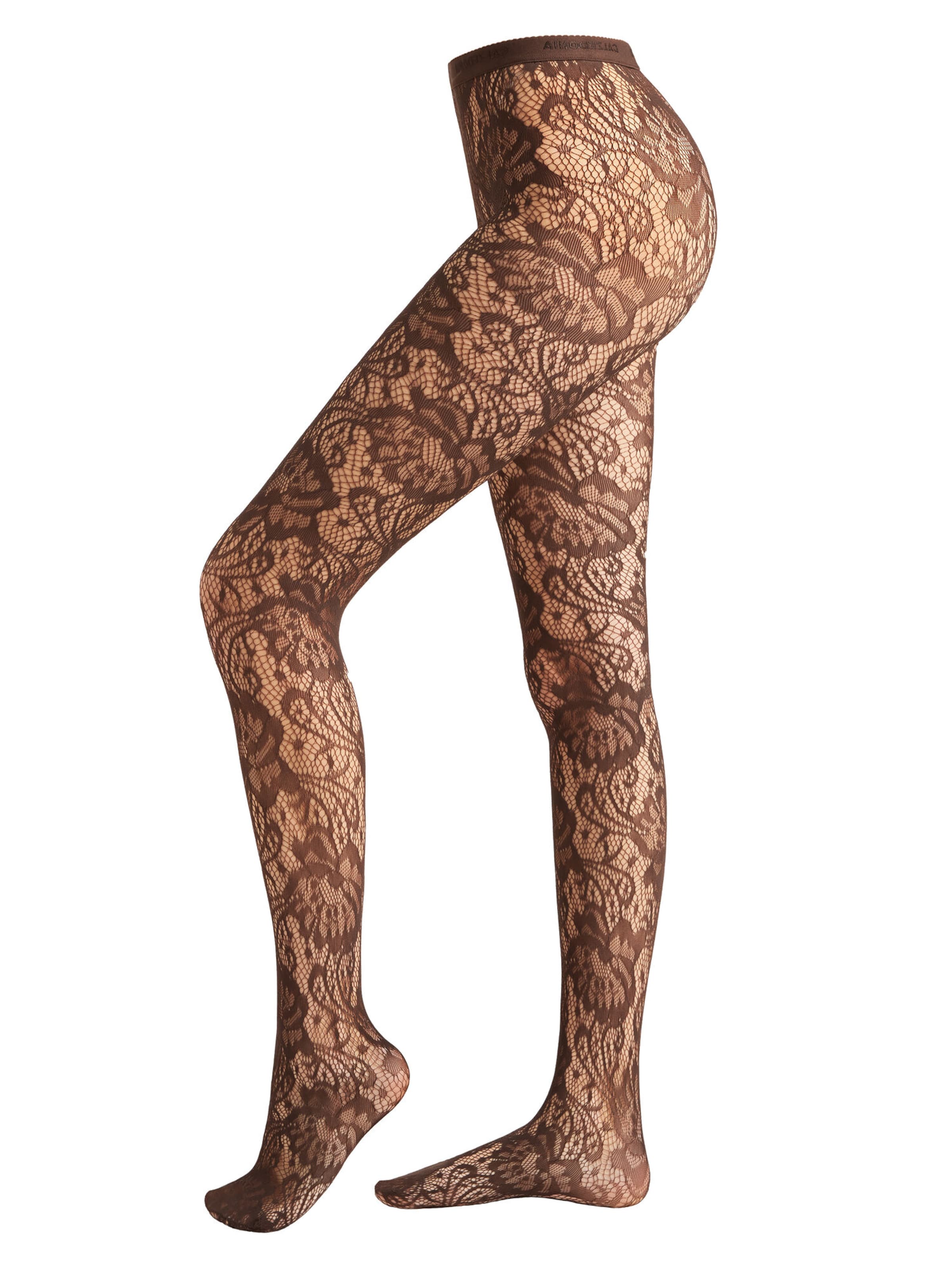 CALZEDONIA Tights in Brown: front