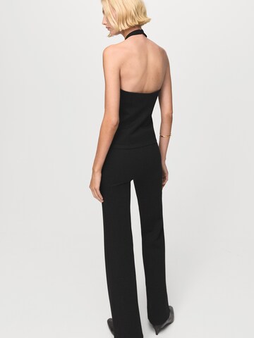 MANGO Дънки Bootcut Клин 'DELFI' в черно