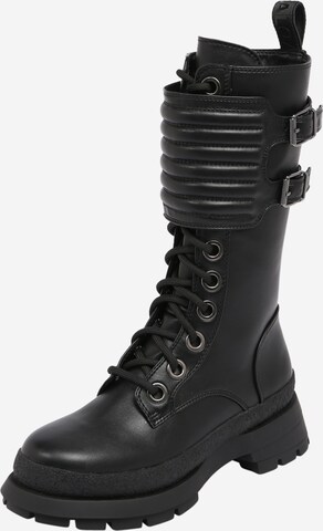 BUFFALO Lace-up boot 'Sloane' in Black: front