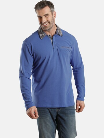 Charles Colby Shirt ' Earl Chad ' in Blue: front