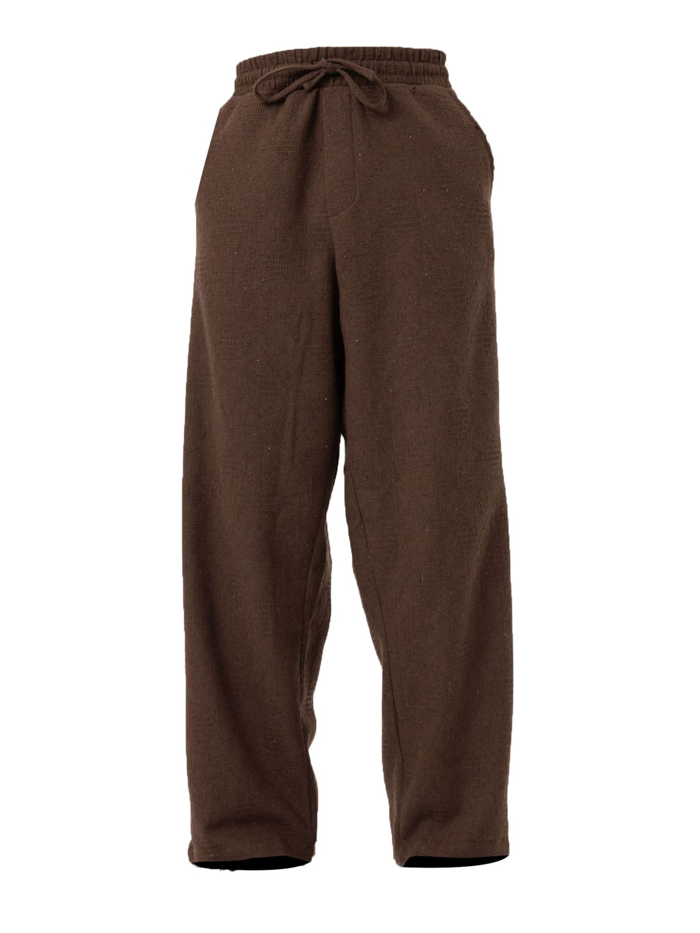 VAMOS CLO Kalhoty 'Leontopodium' – hnědá: přední strana