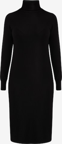 usha WHITE LABEL Knitted dress 'Lynnea' in Black: front