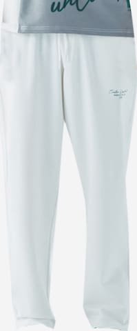 balta VAMOS CLO Laisvas Kelnės: priekis