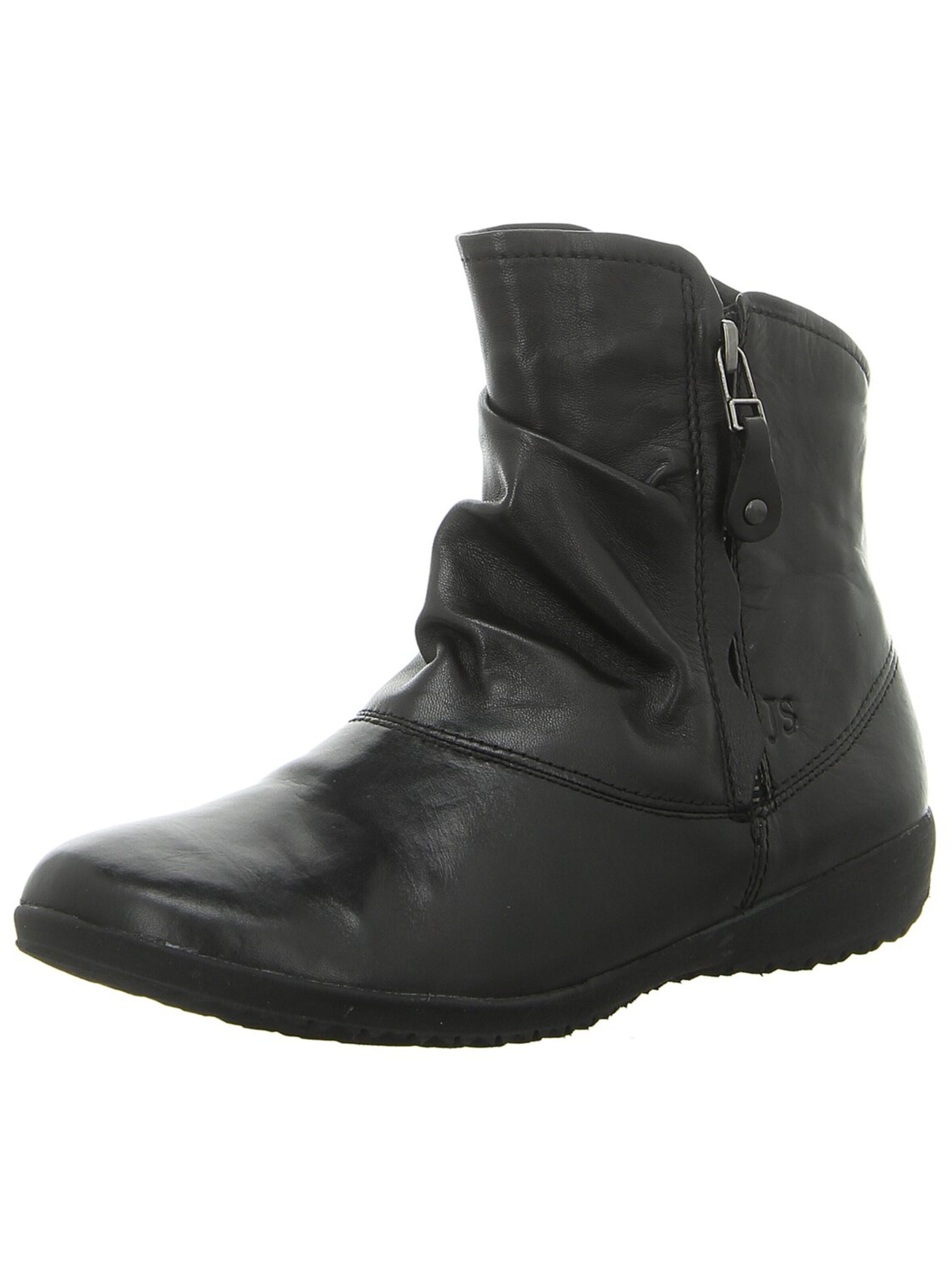 JOSEF SEIBEL Ankelboots 'Schnürstiefel Damen 79724VL971/100 Echtleder in schwarz' i svart: framsida