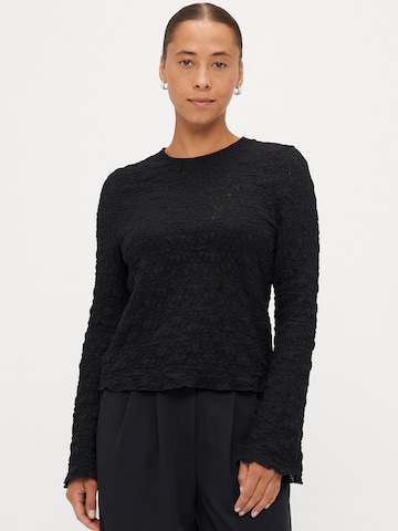 melns Only Petite T-Krekls 'ONLGIAVANNA': no priekšpuses