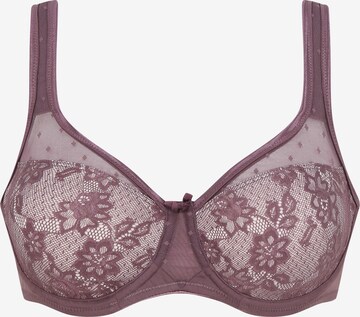 Soutien-gorge minimiseur NUANCE en rose : devant