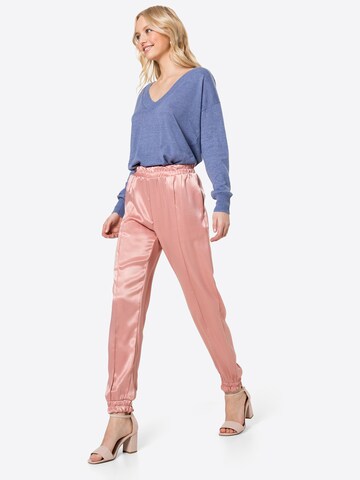 WAL G. Tapered Pleat-front trousers 'HANI' in Pink