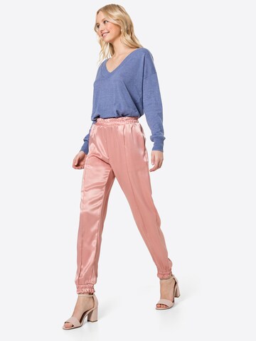 WAL G. Tapered Bandplooibroek 'HANI' in Roze