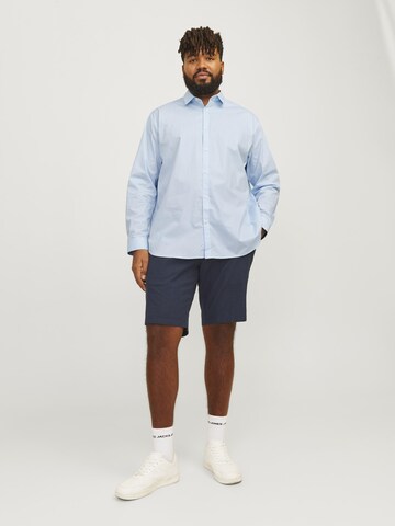 Jack & Jones Plus Comfort Fit Hemd in Blau