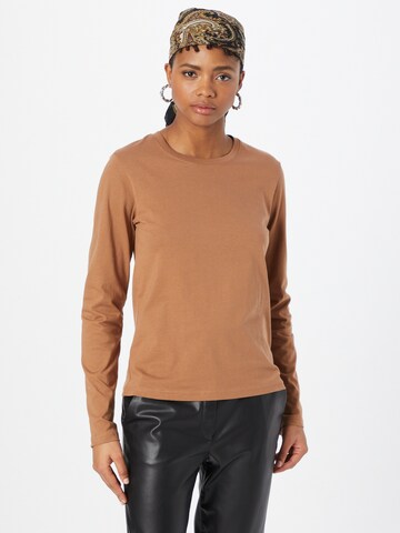 T-shirt 'Alanis' WEEKDAY en marron : devant