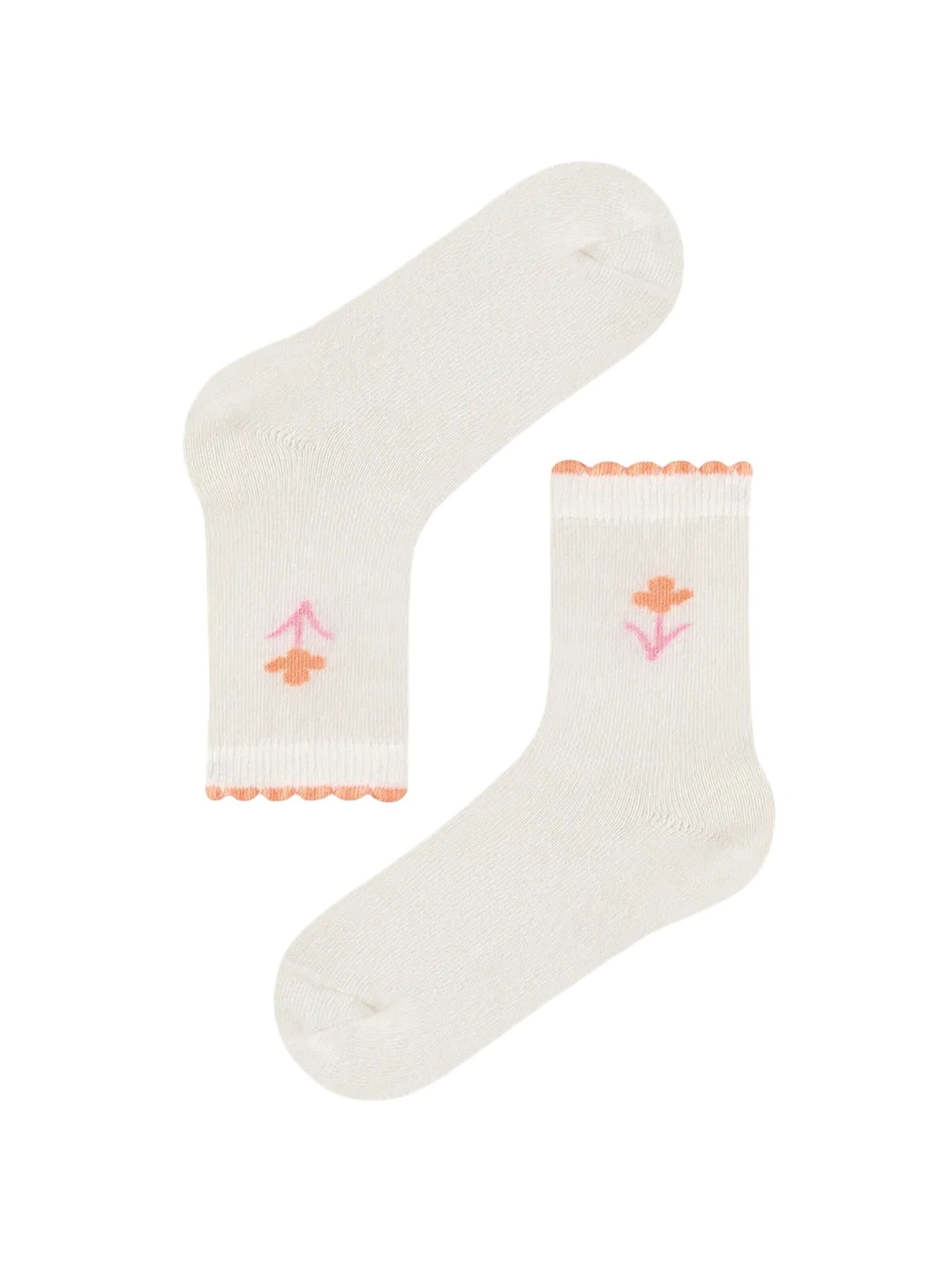 Penti Sokken 'PENTI Mädchen Funny Geblümte Baumwoll-2er-Pack Socken' in Gemengde kleuren