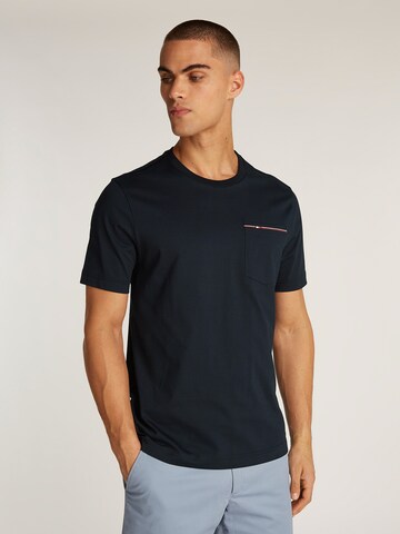 T-Shirt TOMMY HILFIGER en bleu : devant