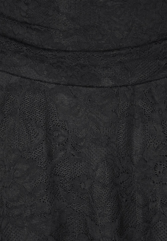 faina - Falda 'Festive' en negro