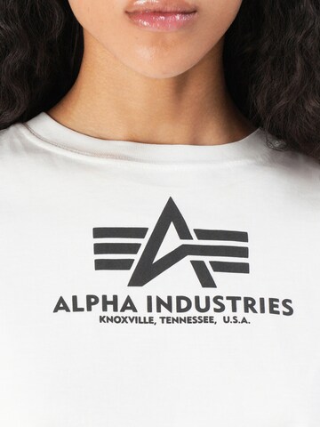 T-shirt ALPHA INDUSTRIES en blanc